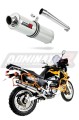 exhaust muffler DOMINATOR ROUND fits to Honda XRV 750 AFRICA TWIN RD07A 1996  2003 5