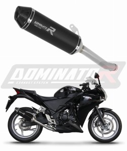 Honda CBR 250 R 2011 - 2013 išmetimas Duslintuvas HP3 BLACK + dB killer medium