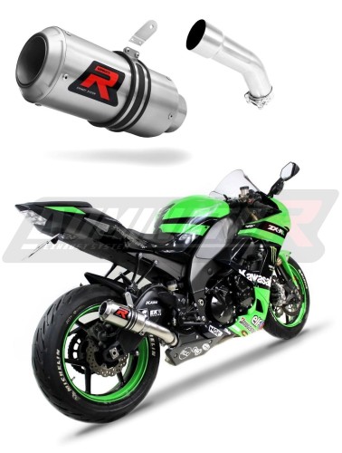ZX10R EXHAUST Kawasaki Muffler Auspuff Sportauspuff Silencer Echappement Silencieux Scarico Scarichi Escape Wydech Tłumik GP 2008 - 2010 Dominator x