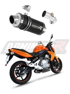 Kawasaki ER - 6 N / F 650 2006 - 2008 išmetimas Duslintuvas GP1 BLACK + dB killer medium