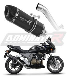 Kawasaki Z750 2004 - 2006 išmetimas Duslintuvas HP1 BLACK + dB killer medium