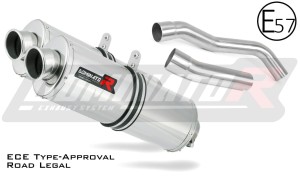 Z1000 Homologated Exhaust Silencer OVAL 2007 - 2009