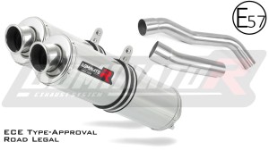 Z1000 Homologated Exhaust Silencer ROUND 2007 - 2009