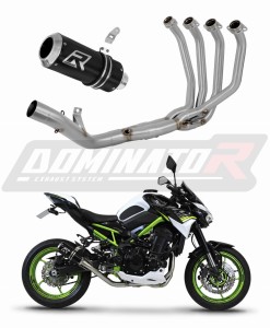 Kawasaki Z 900 2020 - 2024 Full Exhaust System Collector Silencer GP BLACK + dB killer medium