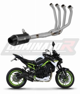 Kawasaki Z 900 2020 - 2024 Low Level Full Exhaust System Collector Silencer HP3 BLACK + dB killer medium
