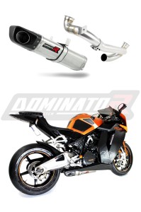 1190 RC8 išmetimas Duslintuvas HP4 + dB killer medium