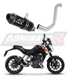 KTM 125 Duke 2012 - 2016 išmetimo sistema Duslintuvas HP3 BLACK + dB killer medium