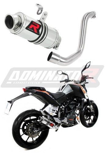 exhaust muffler DOMINATOR GP1 fits to KTM 200 Duke 2011  2016 5