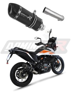 KTM 390 Adventure išmetimo sistemos Duslintuvas HP1 BLACK 2020 - 2024 + dB killer medium