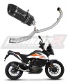 complete exhaust system with muffler DOMINATOR Full System HP1 BLACK fits to KTM 390 Adventure 2020  2023 5