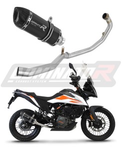 KTM 390 Adventure 2020 - 2024 Pilna sistema Išmetimo kolektorius Duslintuvas HP1 BLACK + dB killer medium