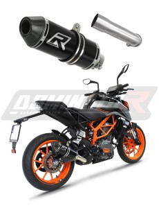 KTM 390 Duke 2021 - 2023 išmetimo sistemos Duslintuvas HP3 BLACK + dB killer medium
