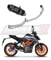 complete exhaust system with muffler DOMINATOR Full System HP3 BLACK fits to KTM 390 Duke 2021  2023 5