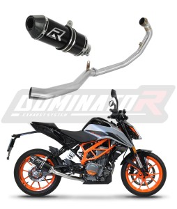 KTM 390 Duke 2021 - 2023 Full system Išmetimo kolektorius Duslintuvas HP3 BLACK + dB killer medium
