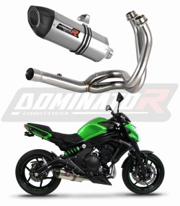 ER-6 N / F 650 Pilna išmetimo sistema Duslintuvas HP5 + KOLEKTORIUS 2012 - 2016 + dB killer