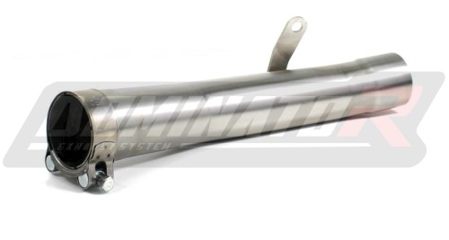 ZX6R ZX636 Exhaust Cat Eliminator Catalyst Catalytic Converter Linkpipe Decat Downpipe  2009 - 2016 DOMINATOR  x