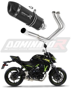 Kawasaki Z650 2017 - 2023 Pilna išmetimo sistema Kolektorius Duslintuvas HP1 BLACK + dB killer medium