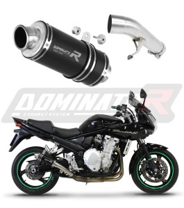 Suzuki GSF 650 BANDIT N / S  2007 - 2016 išmetimas Duslintuvas GP1 BLACK + dB killer medium