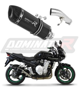 Suzuki GSF 650 BANDIT N / S  2007 - 2016 išmetimas Duslintuvas HP1 BLACK + dB killer medium