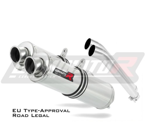 wydech tłumik DOMINATOR Homologowany ROUND pasujący do motocykla DL 1000 V-STROM 2002 - 2012 3