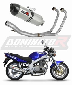 Suzuki GS 500E 1989 - 2009 Full System Išmetimo kolektorius Duslintuvas HP1 + dB killer medium