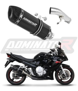 Suzuki GSXF 650 2007 - 2016 išmetimas Duslintuvas HP1 BLACK + dB killer medium