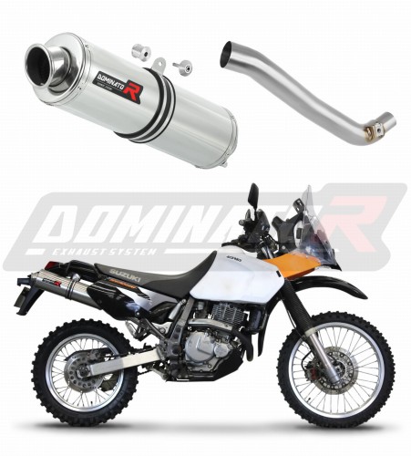exhaust muffler DOMINATOR ROUND fits to Suzuki DR 650SE 1997  2009 6