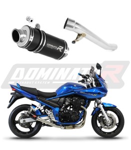Suzuki GSF 650 BANDIT N / S 2005 - 2006 išmetimas Duslintuvas GP1 BLACK + dB killer medium