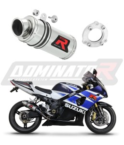Suzuki GSXR 1000 K1 - K4 2001 - 2004 išmetimas Duslintuvas Bolt-on GP1 + dB killer medium