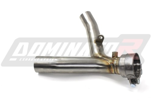 GSXR 1000 K7-K8 Exhaust Cat Eliminator Catalyst Catalytic Converter Linkpipe Decat Downpipe 2007 - 2008 DOMINATOR  x