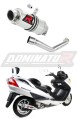 exhaust muffler DOMINATOR GP1 fits to Suzuki BURGMAN 400 2003  2006 5