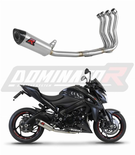 complete exhaust system with muffler DOMINATOR Full System HP8 fits to Suzuki GSXS 1000 / F 2015  2020 6