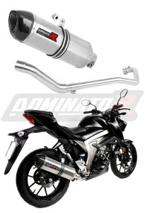 Suzuki GSX S 125 2017 - 2019 Pilna sistema Kolektorius išmetimas Duslintuvas HP1 + dB killer medium
