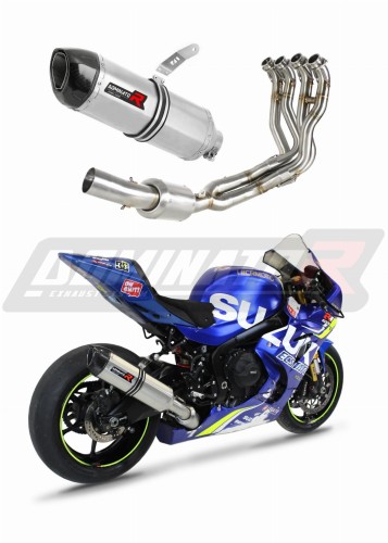 Suzuki GSXR 1000 2017 -2021 Full  Exhaust System  Muffler Auspuff Sportauspuff Silencer Echappement Silencieux Scarico Scarichi Escape Collector Manifold Wydech Tłumik  HP 1 DOMINATOR x
