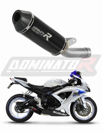 Suzuki GSXR 600 K8 K9 L0 2008 - 2010  wydech Tłumik HP3 BLACK LOW LEVEL + dB killer medium