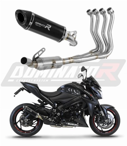 kompletny układ wydechowy z tłumikiem DOMINATOR Full System HP8 CZARNY pasujący do motocykla Suzuki GSX-S 1000 / F 2015 - 2020 6