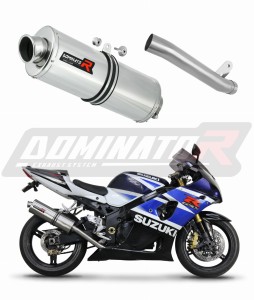 Suzuki GSXR 1000 K1 - K4 2001 - 2004 išmetimo bakelis Duslintuvas Slip-on OV + dB killer medium