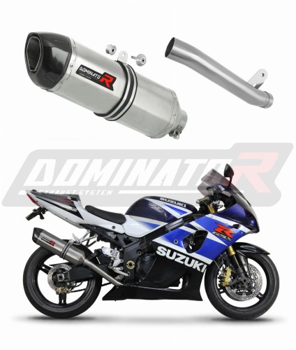 Suzuki GSXR 1000 K1-K4 2001 - 2004 Slip-on Exhaust Muffler Auspuff Sportauspuff Silencer Echappement Silencieux Scarico Scarichi Escape Marmitta Wydech Tłumik HP1 DOMINATOR EXHAUST SYSTEM x