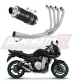 complete exhaust system with muffler DOMINATOR Full System GP1 BLACK fits to Suzuki GSF 1250 N / S BANDIT 2007  2016 7
