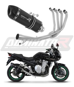 Suzuki GSF 1250 N / S BANDIT 2007 - 2016 Pilna sistema Kolektorius išmetimas Duslintuvas HP1 BLACK + dB killer medium