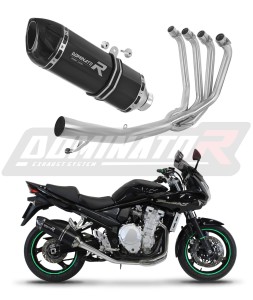 Suzuki GSF 650 BANDIT N / S 2007 - 2016 Pilna sistema Kolektorius išmetimas Duslintuvas HP1 BLACK + dB killer medium