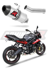 Triumph STREET TRIPLE 675 R / S / RS 2013 - 2016 Exhaust Silencer Muffler HP3 + dB killer medium