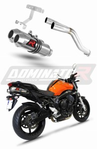 Yamaha FZ6 FAZER 600 S1 2004 - 2010 Exhaust Silencer Muffler OV + dB killer medium
