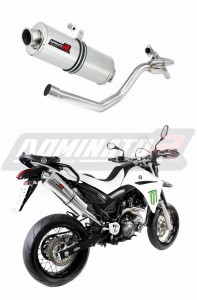 XT 660 R išmetimo sistema Duslintuvas OVAL + šoninis kolektorius 2004 - 2016 + dB killer medium