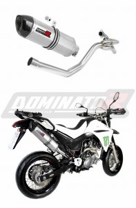 XT 660 R išmetimo sistema Duslintuvas HP1 + šoninis kolektorius 2004 - 2016 + dB killer medium