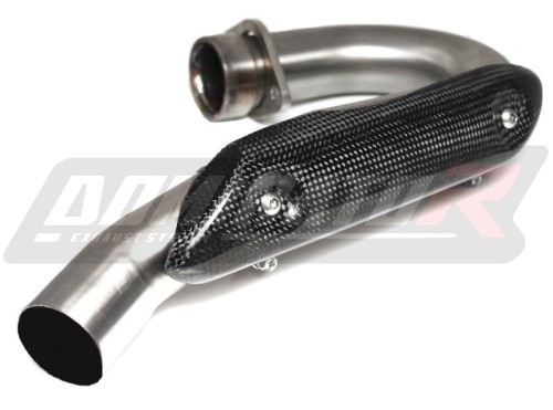 WR 450 F Exhaust Header Head pipe Linkpipe Downpipe Kolano 2003 - 2006 DOMINATOR  x