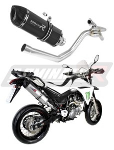 Yamaha XT 660 X 2004 - 2016 šoninis kolektorius išmetimo sistema duslintuvas HP1 BLACK + dB killer medium