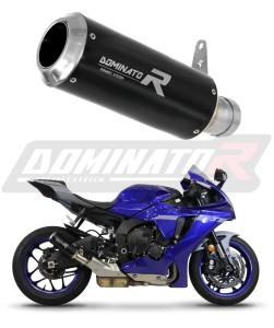 Yamaha YZF R1 1000 RN49 2017 - 2019 Exhaust Silencer Muffler GP BLACK + dB killer medium