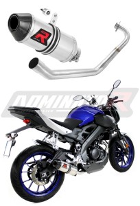 Yamaha MT 125 2014 - 2019 Pilna sistema Išmetimo kolektorius Duslintuvas HP3 + dB killer medium