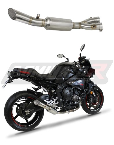 exhaust muffler decat DOMINATOR GP3 Mid Pipe fits to MT10 RN45 2016  2020 5